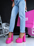 "BELFORT" MOM FIT jeans HM306-1 - BLUE